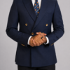 Navy Blue Double Breasted Blazer