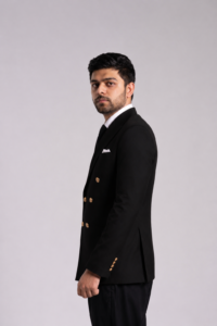 Black Double Breasted Blazer