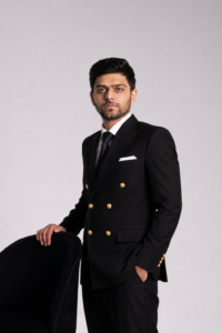 Black Double Breasted Blazer