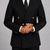 Black Double Breasted Blazer