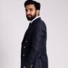 Navy Blue Double Breasted Blazer