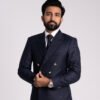 Navy Blue Double Breasted Blazer