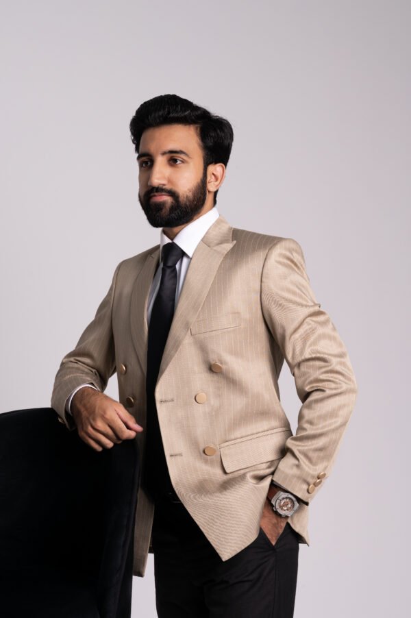 Skin Linen Double Breasted Blazer