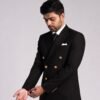 Black Double Breasted Blazer