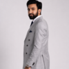 Grey Double Breasted Blazer